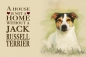 Preview: Nostalgieschild - Hundeschild im Retrostil Motiv: Jack Russell Terrier #2
